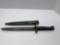 Vintage ARGENTINE FNHV1949 Naval conversion bayonet/metal sheath