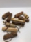 Handcrafted wooden muzzleloader ball starter handles
