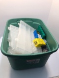 Plastic storage containers/tote