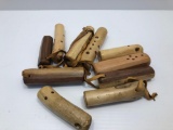 Handcrafted wooden muzzleloader ball starter handles