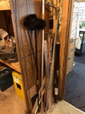Brushes, straight edge, yardstick, squeegee, more