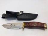 BUCK sheath knife/sheath (PENNSYLVANIA RUFFED GROUSE commemorative #170/250