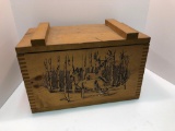 Wooden possibles/ammo box