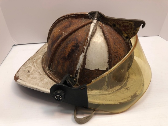 Vintage CAIRNS firefighter helmet/face shield