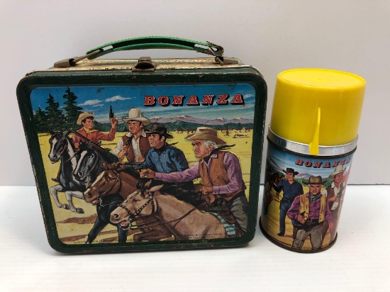 Vintage Aladdin BONANZA lunch box/thermos