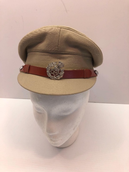 INDIA INDIAN NATIONAL POLICE visor hat/hat badge