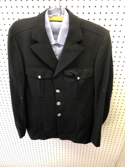 Vintage ENGLISH POLICE uniform jacket and shirt