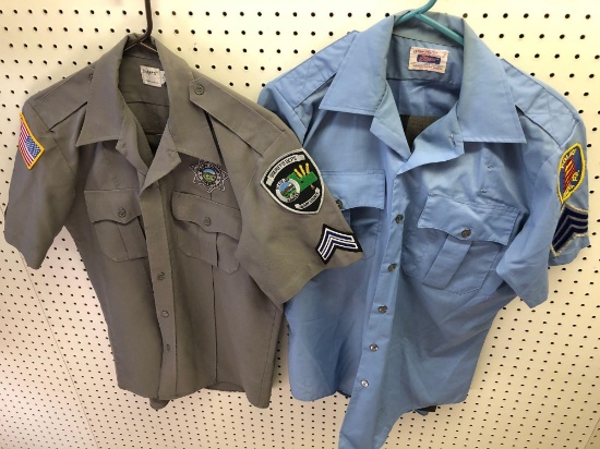 READING PA POLICE (shirt and pants),GEARY COUNTY SHERIFF shirt(Kansas)