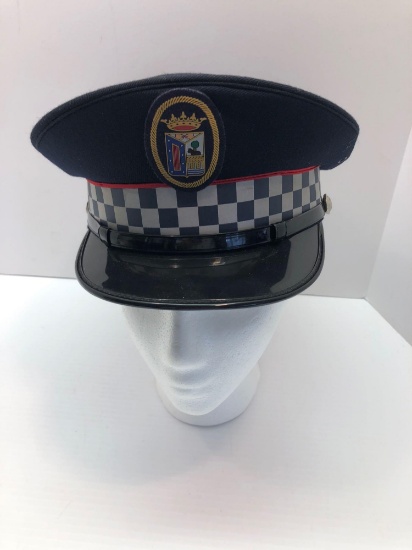 SPANISH MUNICIPAL POLICE visor hat(Salamanca Spain)