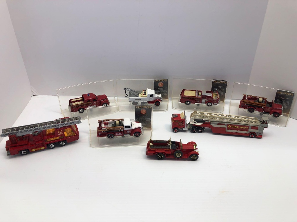 corgi diecast fire trucks