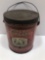 RARE MINERS AND PUDDLERS Long Cut Smoking Tobacco Tin Can, Bail Handle,B. Leidersdorf Co Circa 1900