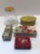 Vintage face powder boxes,plastic boutique box,bath salt jar