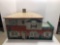 Vintage 1940's-50's~ T.Cohn Inc.~ Tin Litho Large Metal Two Story Doll House w/Patio