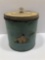 Vintage metal canister tin