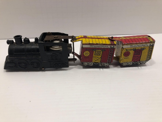 Vintage MARX MAINLINER tin/litho train