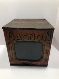 Vintage GAGNON FRERE &CIE (Gagnon Bros.&Co-in English)milk box/glass front(Quebec Canada)