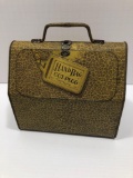 Vintage HAND BAG CUT PLUG tobacco lunchbox pail tin