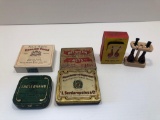Collectible advertising tins and boxes,miniature BRIAR pipe souvenir(Italy)