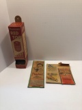 Vintage Humorous Stationery Packet,PICOBAC pipe advertising, Vintage cardboard PEARSON'S RED TOP