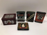 Vintage tobacco advertising tins,HELMAR CIGARETTE BOX