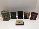 Vintage tobacco advertising tins,REGENT CIGARETTE BOX