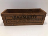 Vintage wooden BAUMBERT CHEESE box