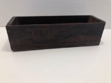 Vintage wooden KRAFT CHEESE box