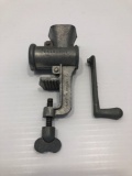 Miniature CRESCENT Meat Grinder Toy Salesman Sample(handle is broken;photoed)