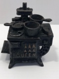 Vintage cast QUEEN salesman sample stove