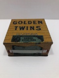 Antique advertising CLIMAX GOLDEN TWINS tobacco tin
