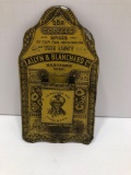 Vintage tin/litho ALLYN &BLANCHARD advertising match holder