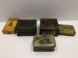 Vintage advertising tobacco tins, vintage unopened LANDMARK CUT PLUG TOBACCO carton