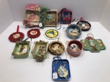 Vintage handcrafted Christmas tree ornaments