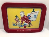 Vintage SUPREME BREAD Lunch with Uncle Pete  serving tray