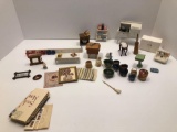 Vintage doll house accessories