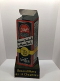 Vintage self standing FITCH'S dandruff remover cardboard advertising sign