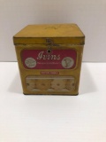 Vintage IVIN'S Butter Jumble tin