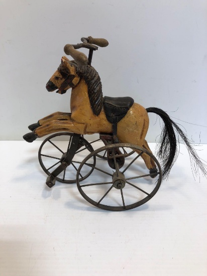 Antique style Horse Velocipide Tricycle