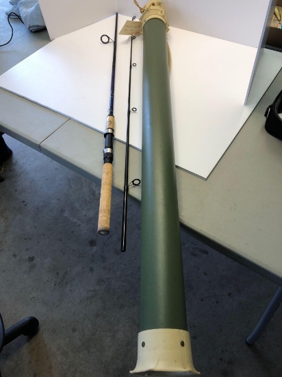 DAIWA SAMURAI 6'6" spinning rod(model SA662MRS) with PLANO plastic rod holder