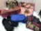 Pink camouflage backpack,camouflage purses,DANSKIN yoga pants(Med 8-10),pencil bags,more