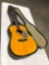 HONDO(model H18N) guitar/ case