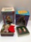 Vintage HALLMARK ornaments, vintage YULETIDE Drumming Santa, Christmas decorations