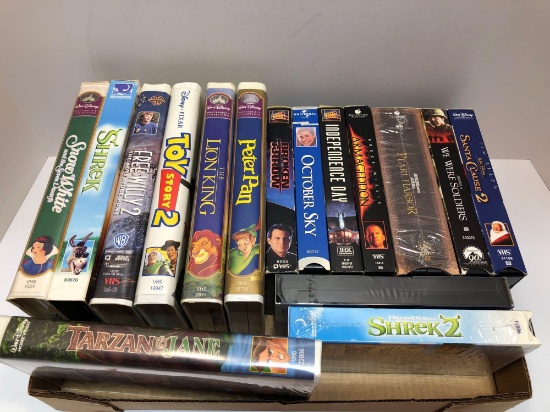 VHS tapes Movies