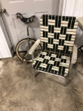 Vintage CONCORD unicycle,lawn chair