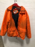WINCHESTER blaze orange hunting coat(size XL)