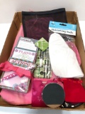 MARY KAY supplies(note pads,manicure set ,make up bags,moisturizing socks,more)