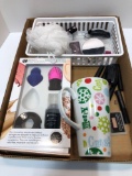 MARY KAY supplies(Beauty sponge collection, scrounge , glass holders,more), Christmas coffee mug