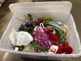 Ribbon/tote and lid,Christmas decorations