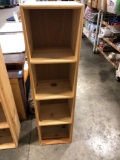 Handcrafted wooden storage/book case