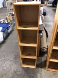 Handcrafted wooden storage/book case